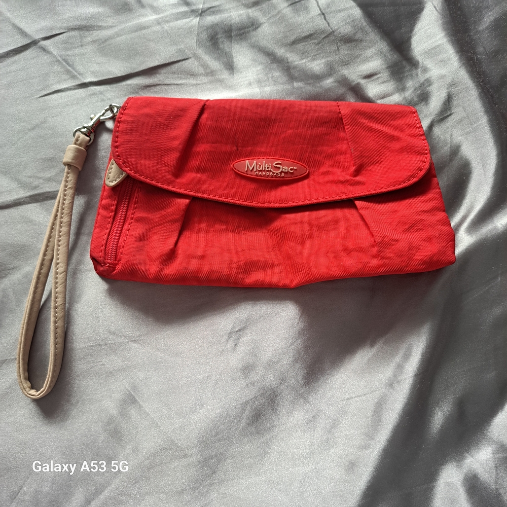 MultiSac Red Wristlet Clutch